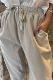 Made in Italy Baby Cord Classic Slim Jogger Stone /10 =